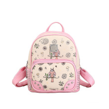 Mochilas escolares de bajo precio para niñas Bolsas con bolsos de animales de Pringting para las niñas